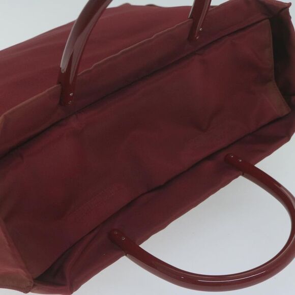 Pre Loved prada Women Burgundy Handbags - Picture 6 of 8